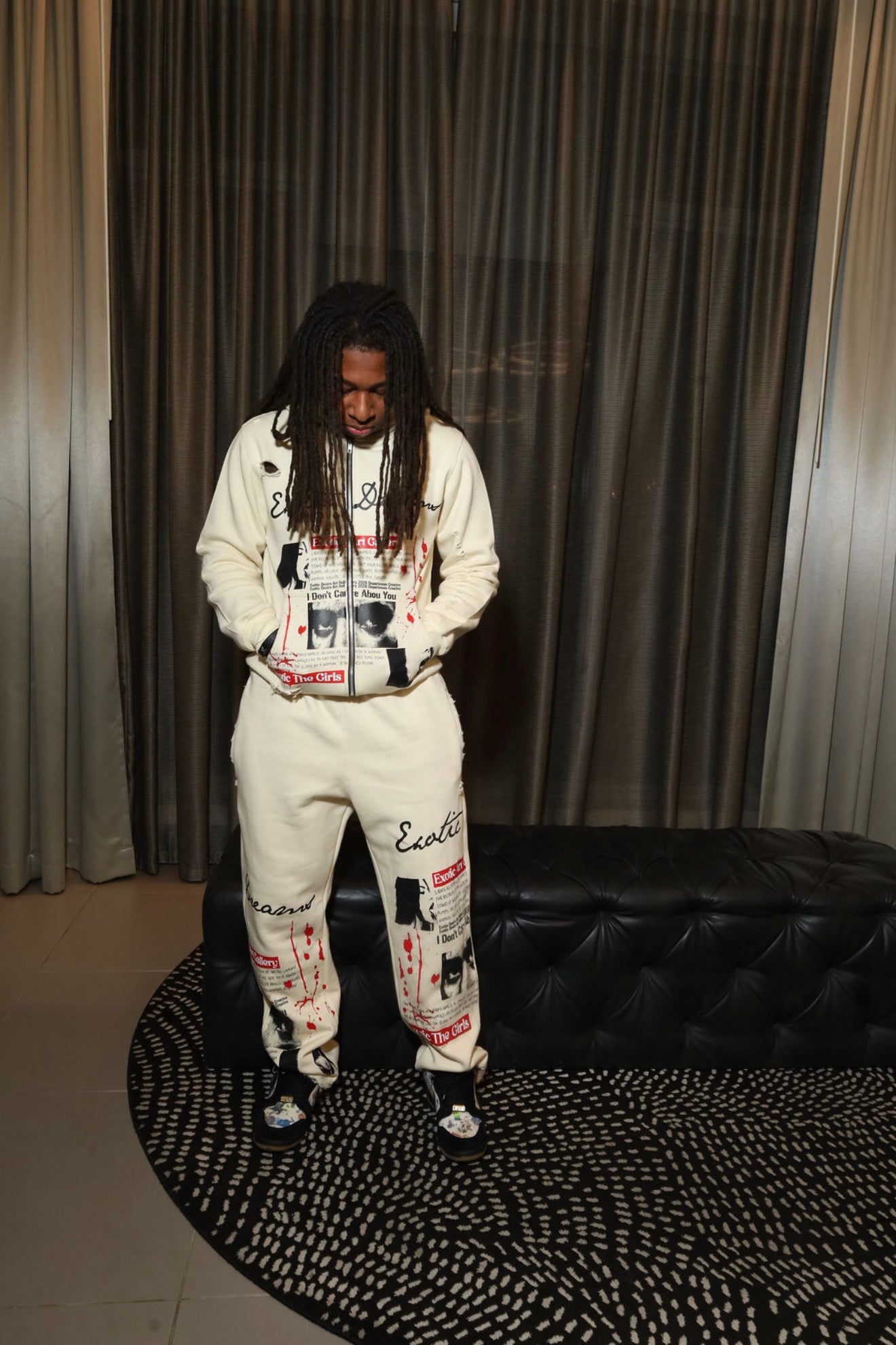 Cream Art Gallery Sweatsuits